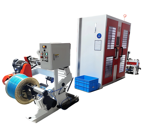 Machine à rubaner les câbles